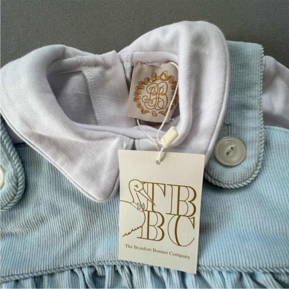 TBBC Bingham Corduroy Bubble Set Size 18-24 M Long Sleeve Buckhead Blue - Picture 5 of 13